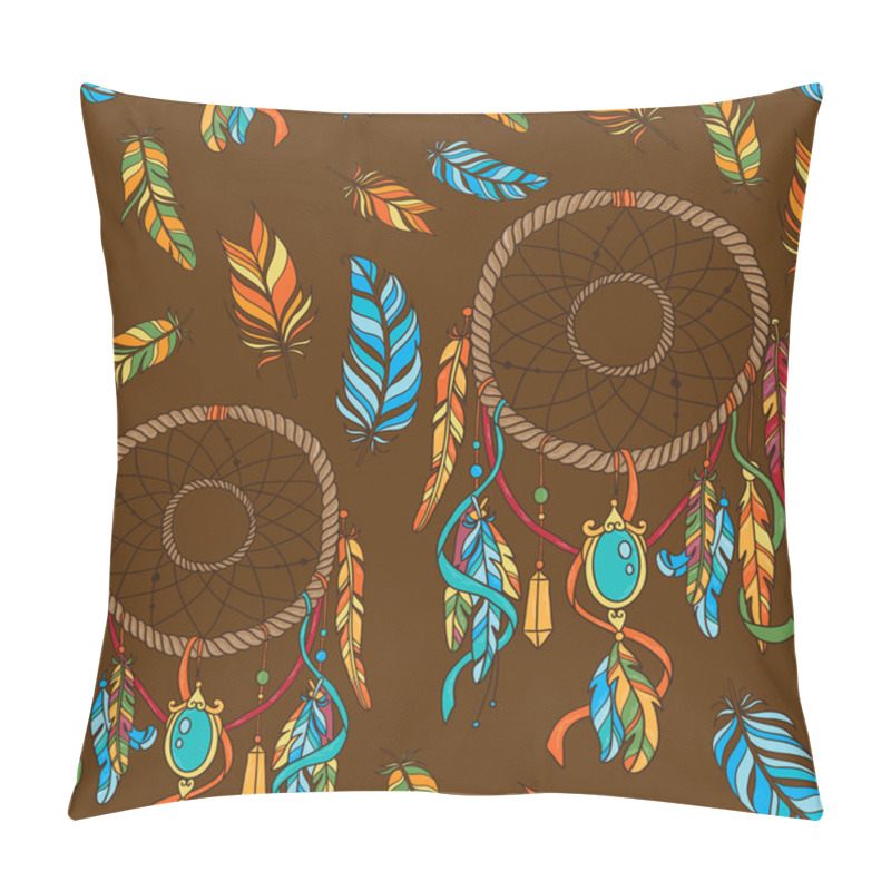 Personality  Dream Catchers Seamless Pattern Pillow Covers