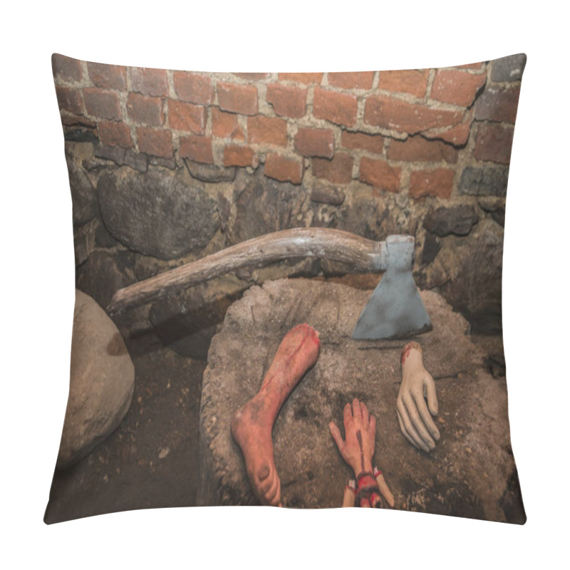 Personality   Bloody Severed Leg And Hands  Pillow Covers