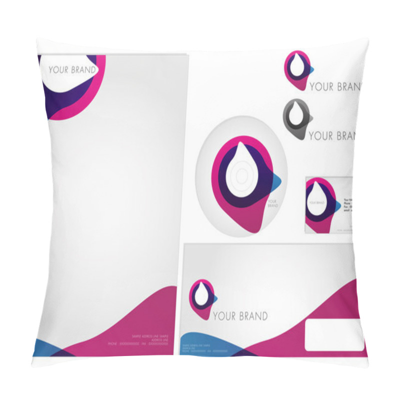 Personality  Modern Corporate Identity Pillow Covers