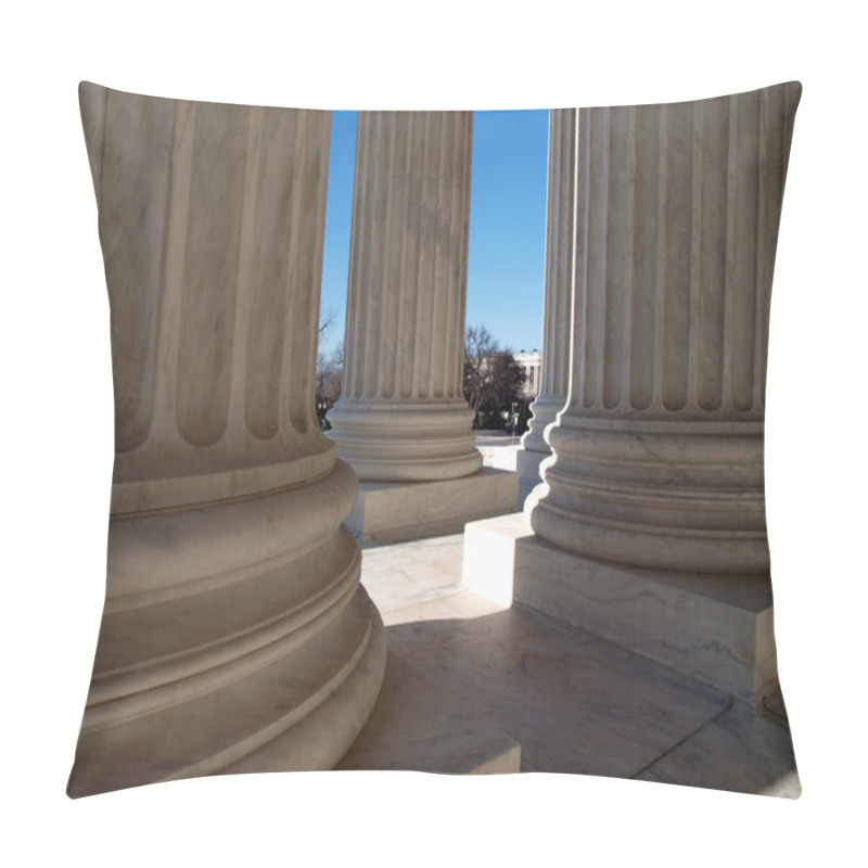 Personality  Supreme Court Columns Pillow Covers