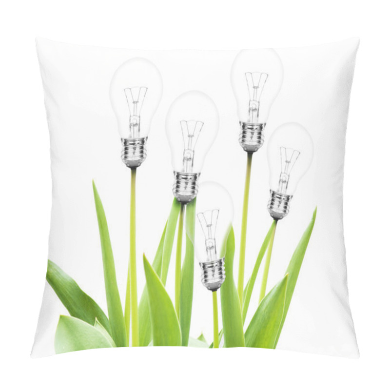 Personality  Tulips With Lamp Bulbs Pillow Covers