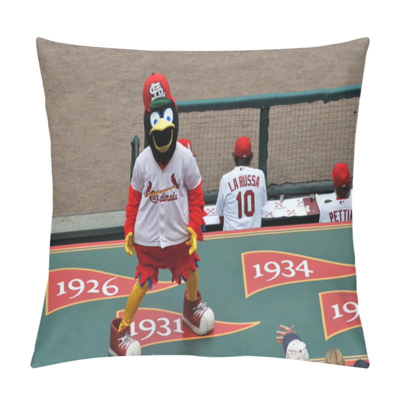 Personality  Fredbird The Mascot Of The Saint Louis Cardinals Pillow Covers