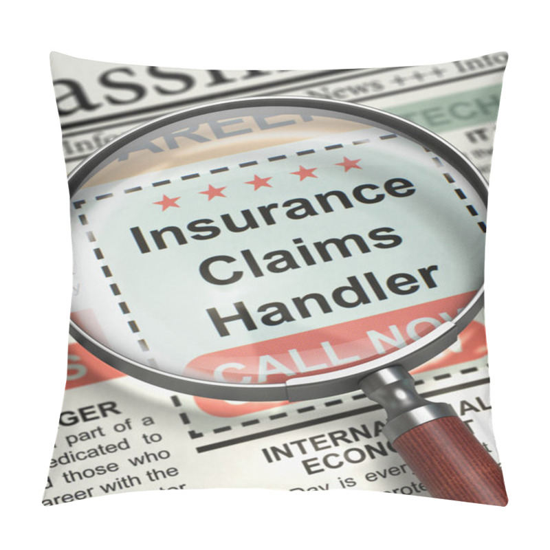 Personality  Insurance Claims Handler Wanted. 3D. Pillow Covers