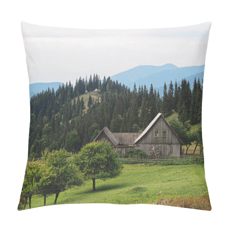 Personality  Carpatian Mountains View From The Top Pillow Covers