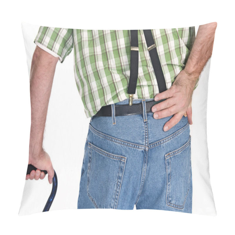 Personality  Adult Walking With A Cane Pillow Covers