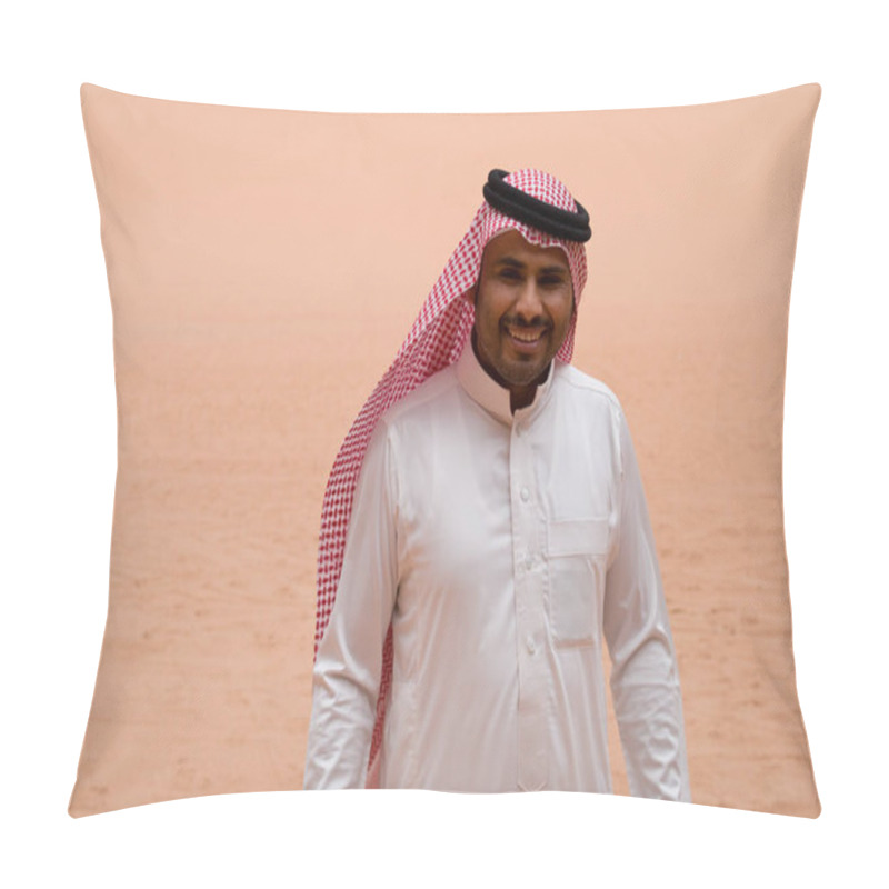 Personality  Bedouin Man Portrait Pillow Covers