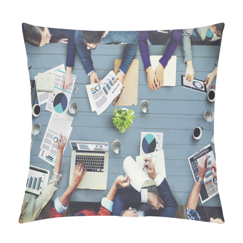 Personality  Business People Working Pillow Covers