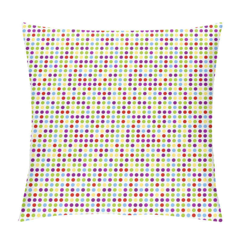 Personality  Seamless Pattern, Polka Dots Wallpaper Pillow Covers