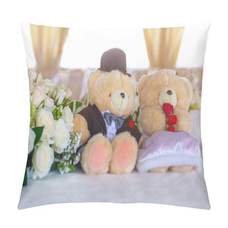 Personality  Wedding Bears Pillow Covers