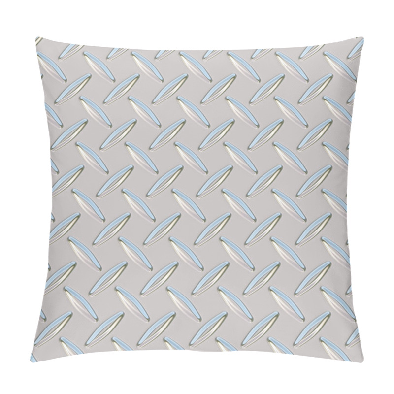 Personality  Chrome Diamond Plate Pillow Covers