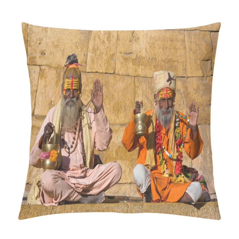 Personality  Indian Sadhu (holy Man) Pillow Covers