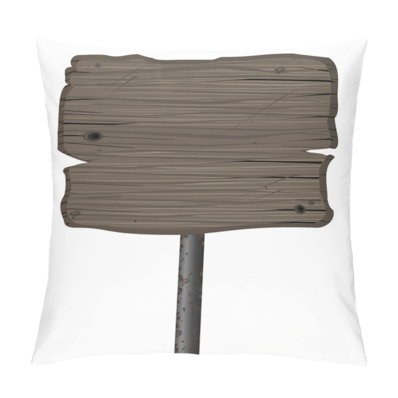 Personality  Old Wooden Billboard Pillow Covers