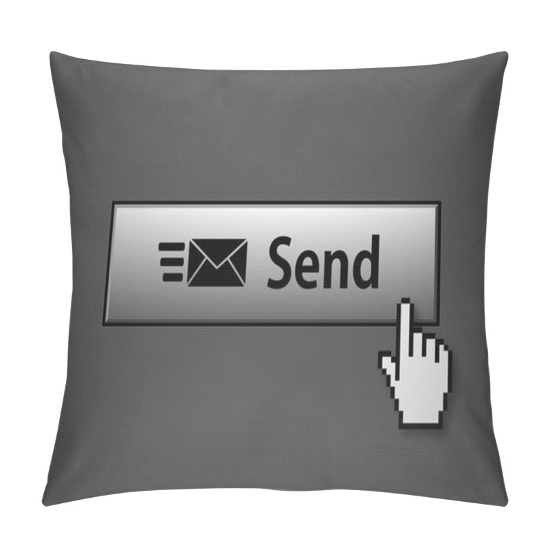 Personality  Send Button Pillow Covers