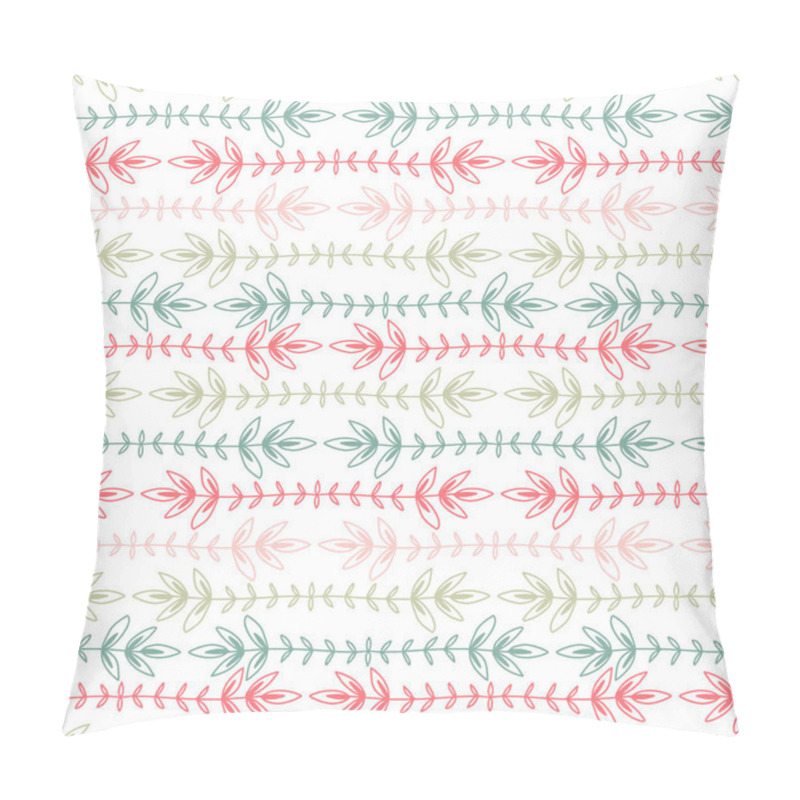 Personality  Stripes Seamless Background. Textile Pattern Print Design. Ethnic Seamless Pattern With Pastel Stripes Pillow Covers