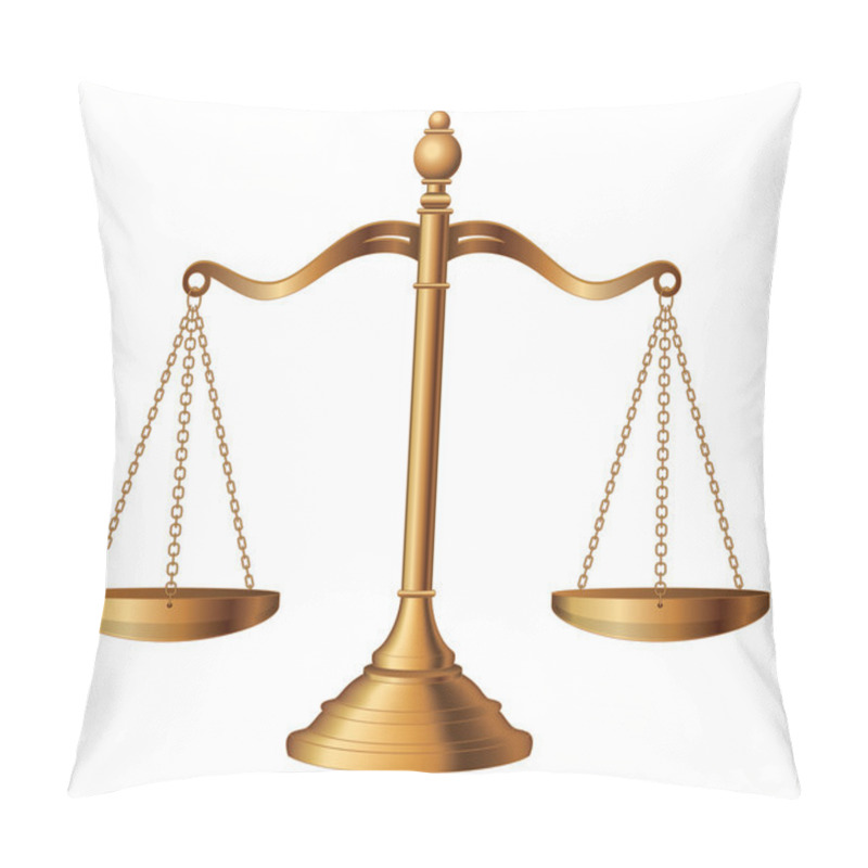 Personality  Scales Of Justice Pillow Covers