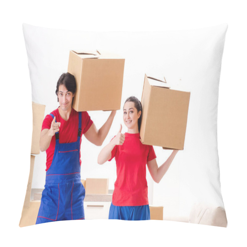 Personality  Professional Movers Doing Home Relocation  Pillow Covers