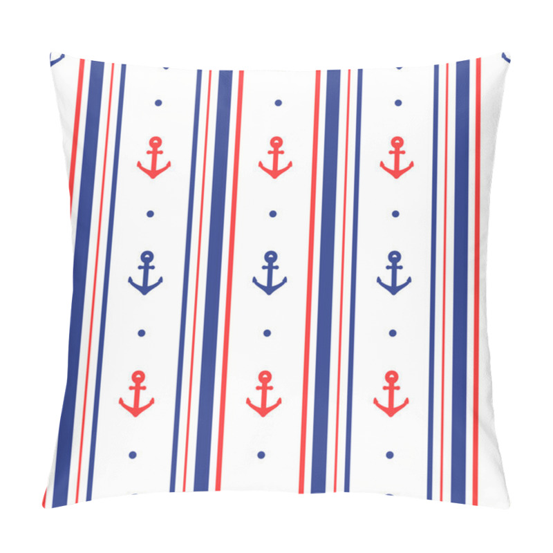 Personality  Nautical Seamless Pattern. Pillow Covers