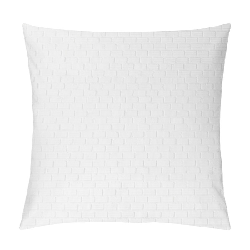 Personality  White Brick Wall Background Pillow Covers