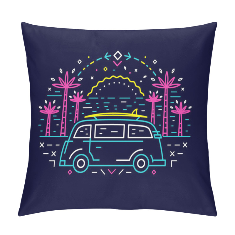 Personality  Van Life Icon  Pillow Covers