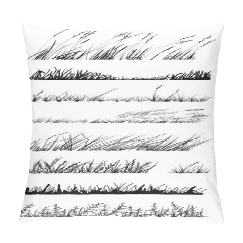 Personality  Set Of Many Grass (originals, No Tracing) Pillow Covers