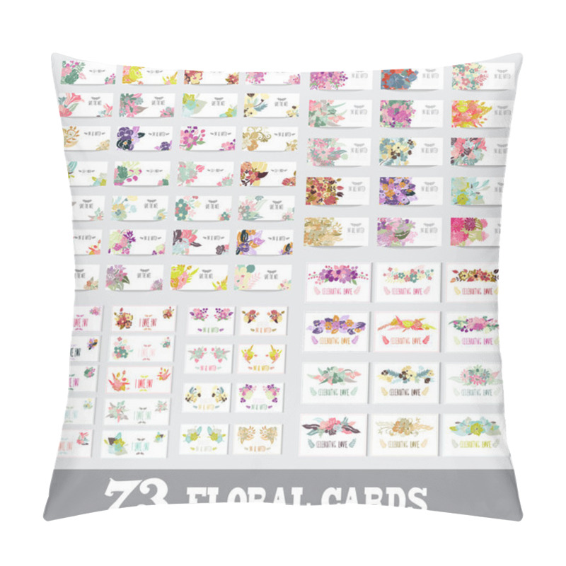 Personality  Floral Cards Set Pillow Covers