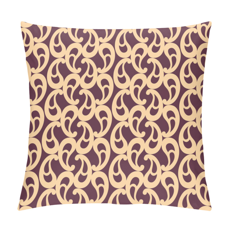 Personality  Seamless Indian Wallpaper Pillow Covers