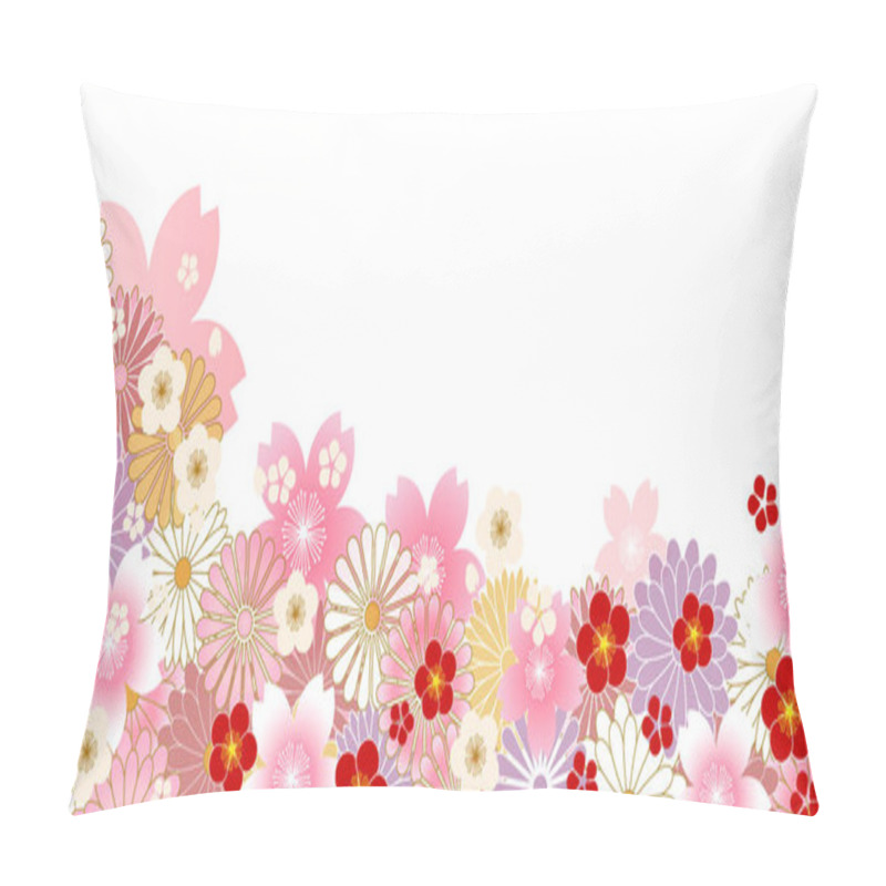 Personality  Cherry Blossoms Plum Japanese Pattern Background  Pillow Covers