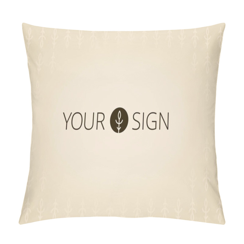 Personality  Line Logo Eco Product Pillow Covers