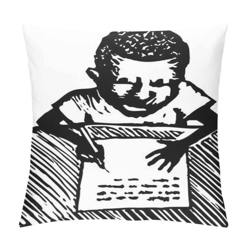 Personality  Vector Illustration Of Essay Pillow Covers