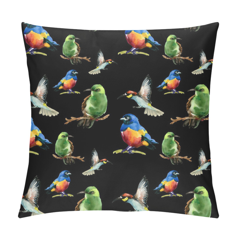 Personality  Wild Exotic Birds On Branches Pattern Pillow Covers