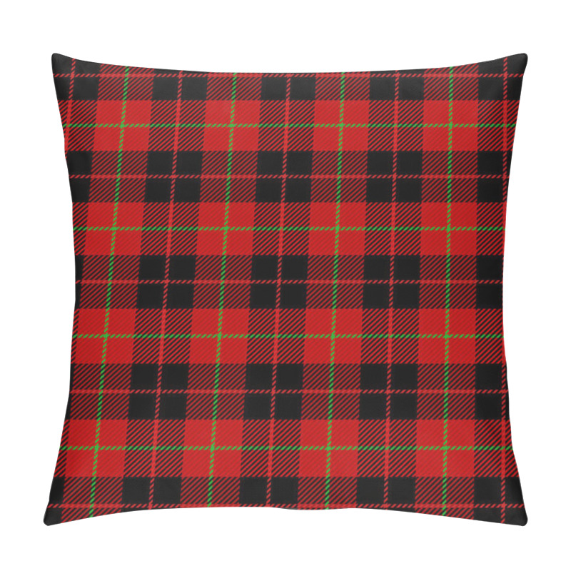 Personality  Christmas New Year Tartan. Pattern Scottish Cage Pillow Covers