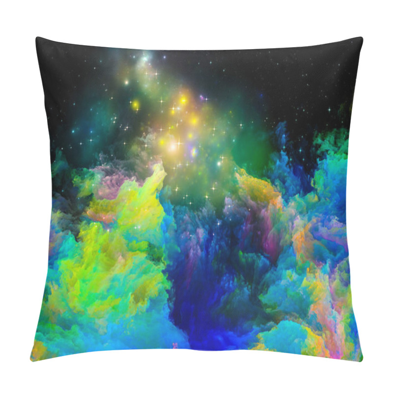 Personality  Virtual Painted World Pillow Covers