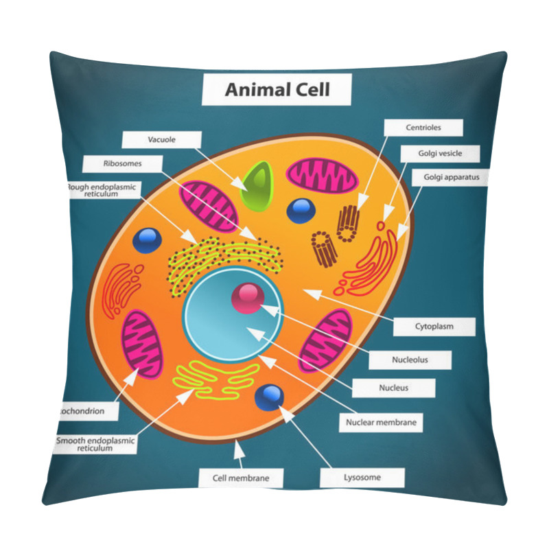 Personality  Animal Cell Pillow Covers