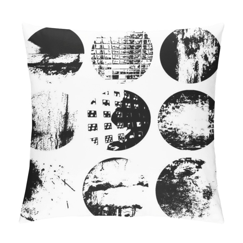 Personality  Circular Textures Set Pillow Covers