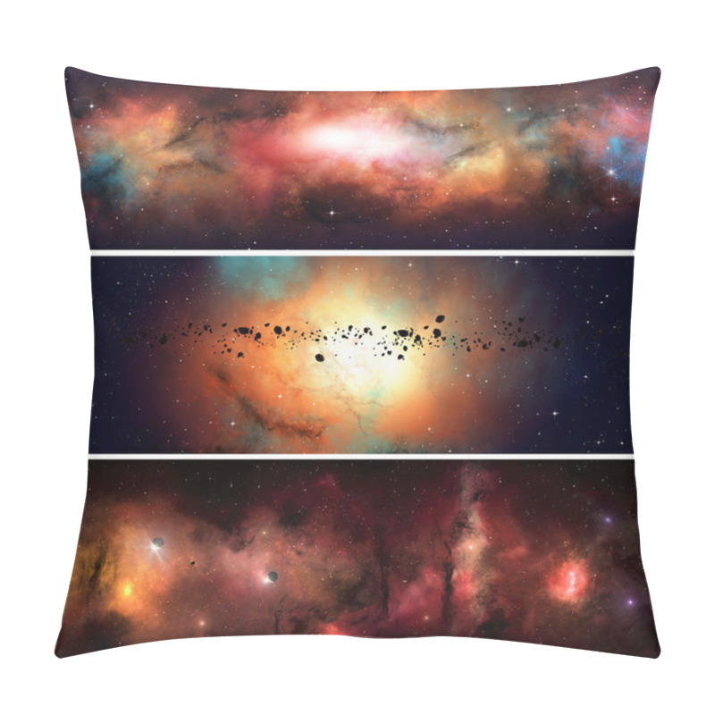 Personality  Star Field Banners Pillow Covers