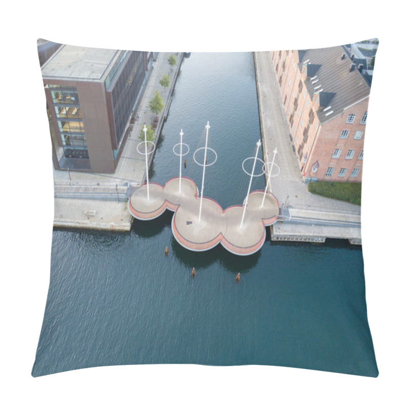 Personality  Circle Bridge In Copenhagen, Denmark Pillow Covers