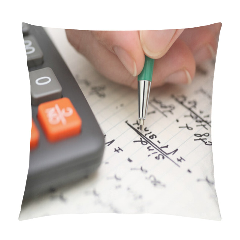 Personality  Solving Mathematical Problem Pillow Covers