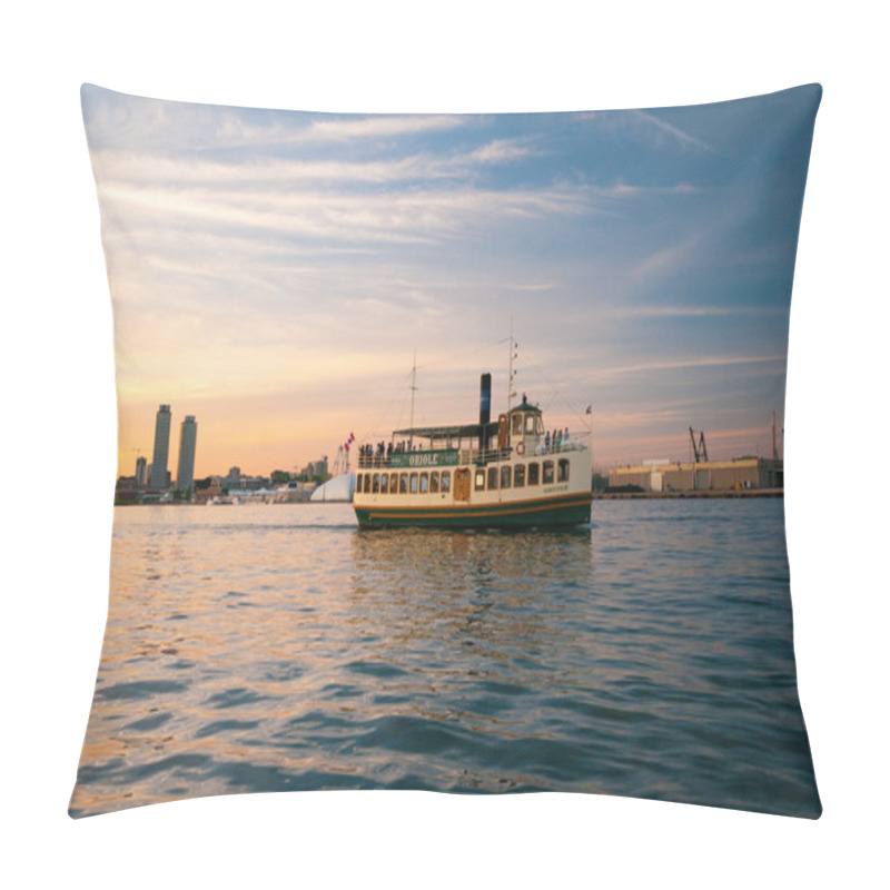 Personality  Ferry Touring Ontario Lake Pillow Covers