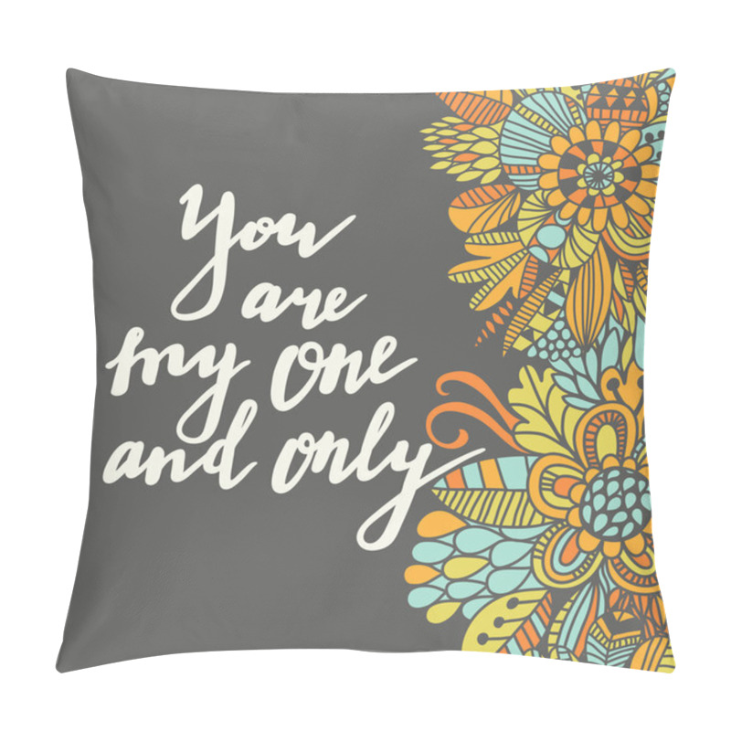 Personality  Romantic Flowers Card Pillow Covers