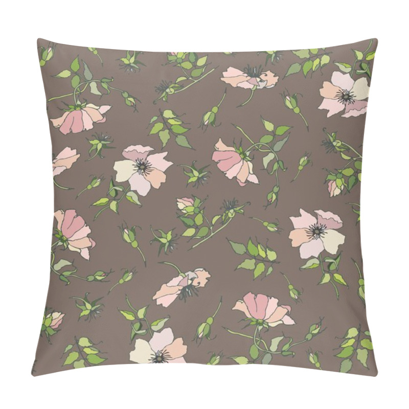 Personality  Background. Wild Rose. Pillow Covers