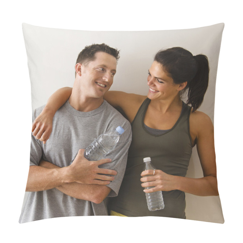 Personality  Happy Fitness Couple Pillow Covers