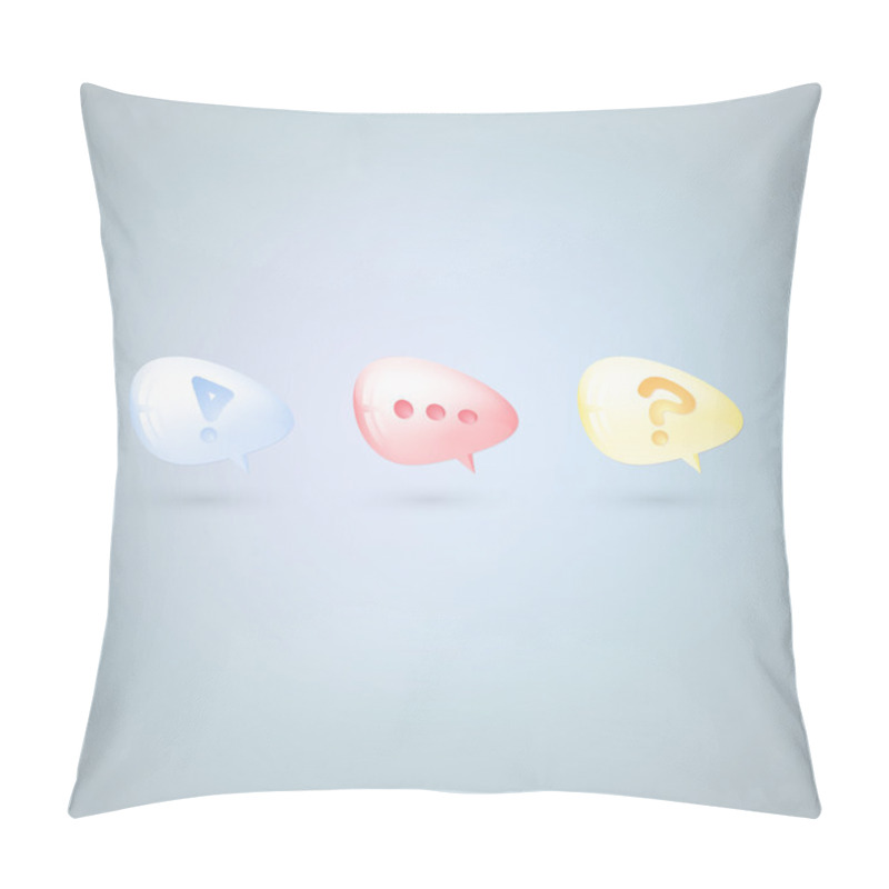 Personality  Icons For Signs And Symbols. Vector Illustration. Pillow Covers