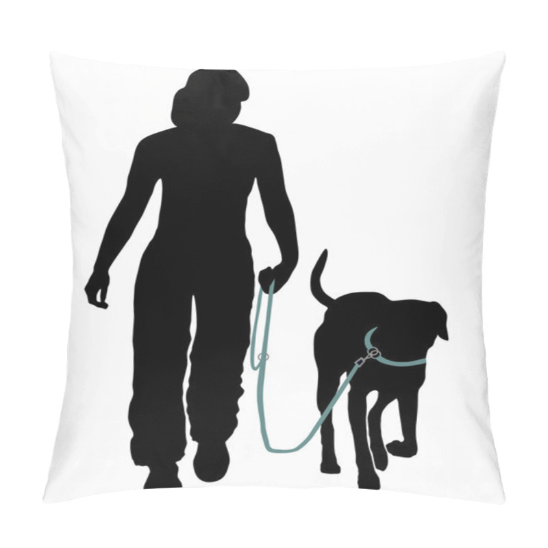 Personality  Dog Training (Obedience): Command: Go At The Leash! Pillow Covers