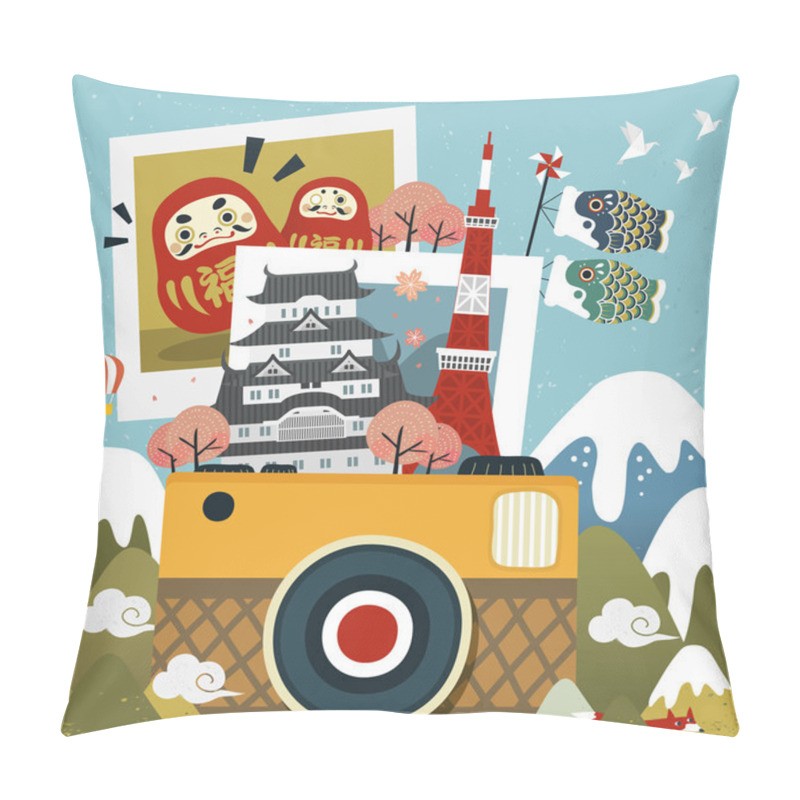 Personality  Japan Travel Memories Pillow Covers