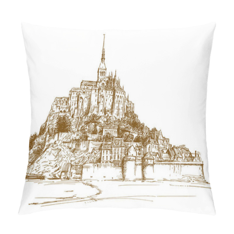 Personality  Mont Sant Michelle, France Pillow Covers