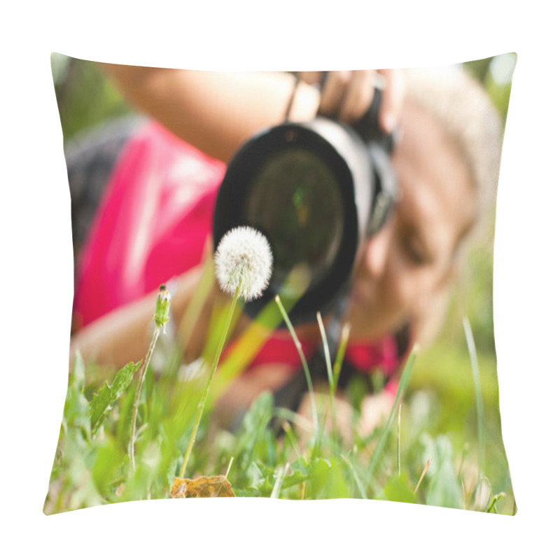 Personality  Photograph Taking A Picture Pillow Covers