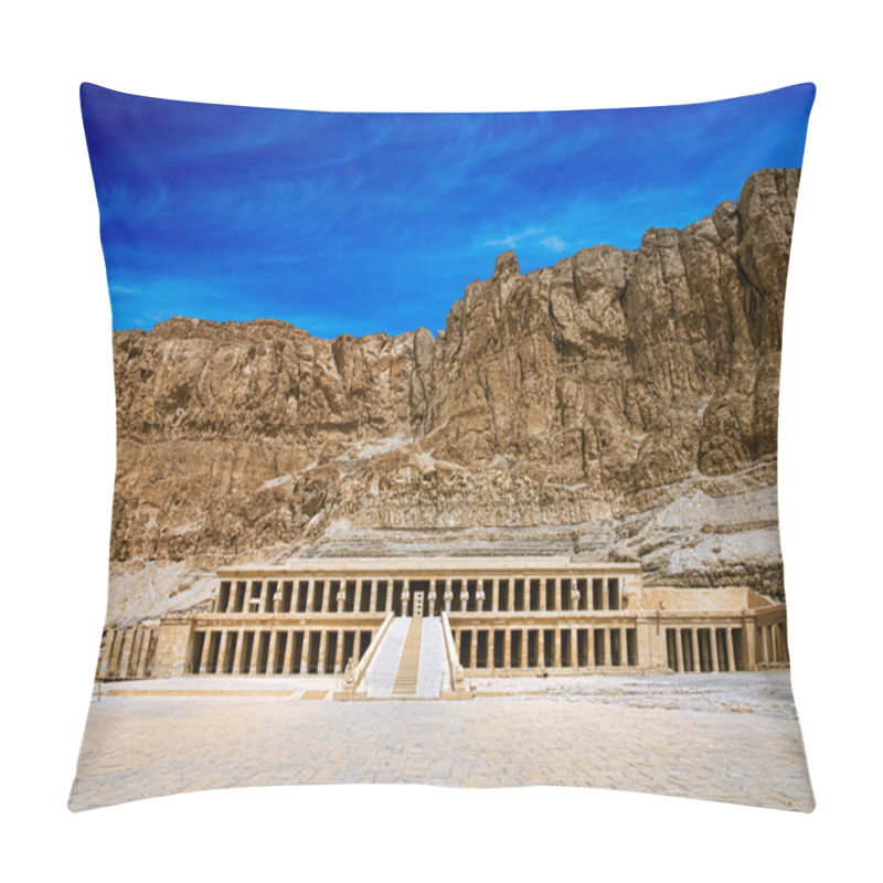 Personality  Temple Of Hatshepsut Near Luxor Pillow Covers