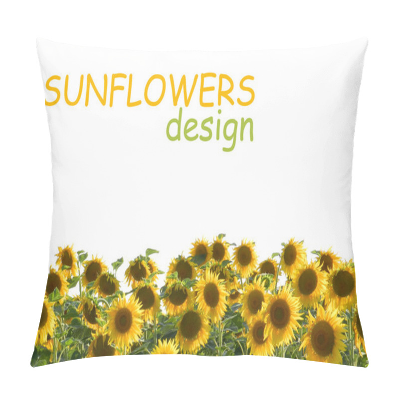 Personality  Sunflower Frame Pillow Covers