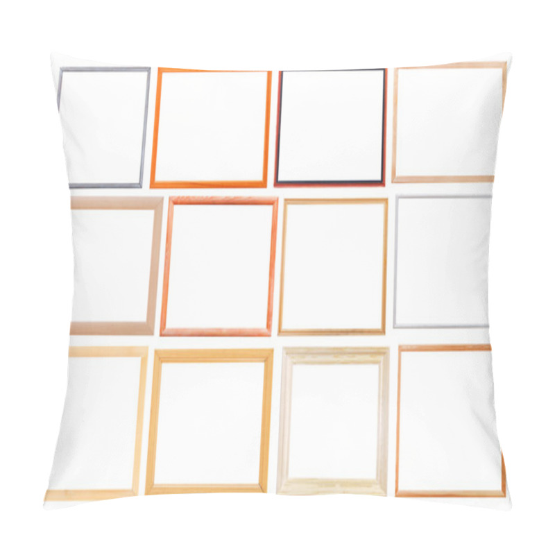 Personality  Set Of Simple Modern Wooden Picture Frames Pillow Covers