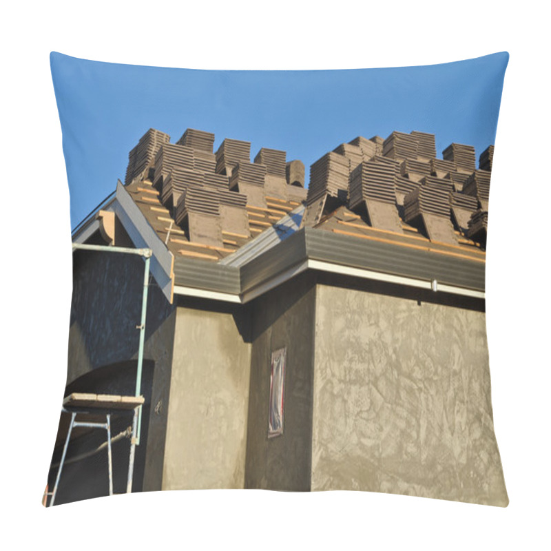 Personality  New Home Under Construction Pillow Covers